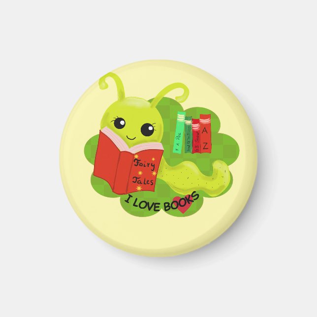 Íman Bücherwurm (Frente)