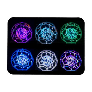 Íman Buckyball com várias cores