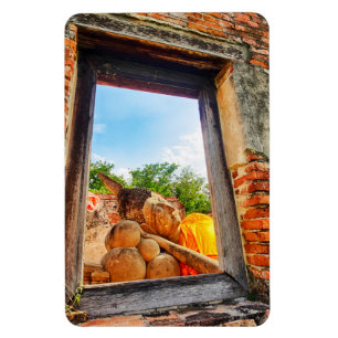 Íman Buda deitado, Ayutthaya