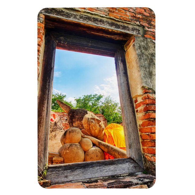 Íman Buda deitado, Ayutthaya (Vertical)