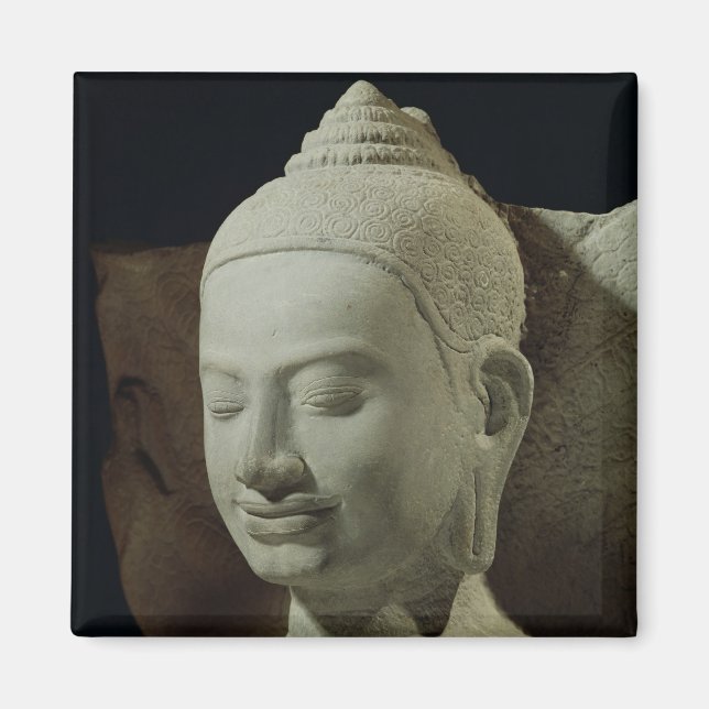 Íman Buda em Meditação sobre o Rei Naga, (Frente)