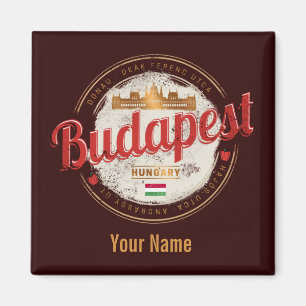 Íman Budapest Design Hungria Vintage Parlamento