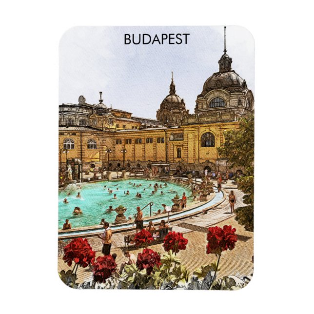 Íman Budapest Hungary Széchenyi Thermal Baths (Vertical)