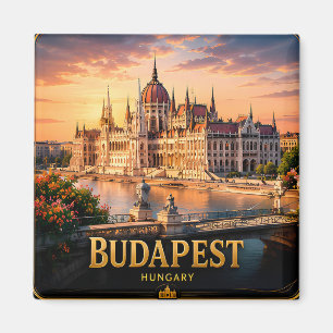 Íman Budapest Hungria Danúbio Quebra de Cidade Europeia