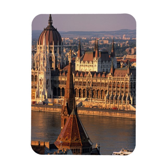 Íman Budapest, Hungria, Rio Danúbio, Parlamento (Vertical)