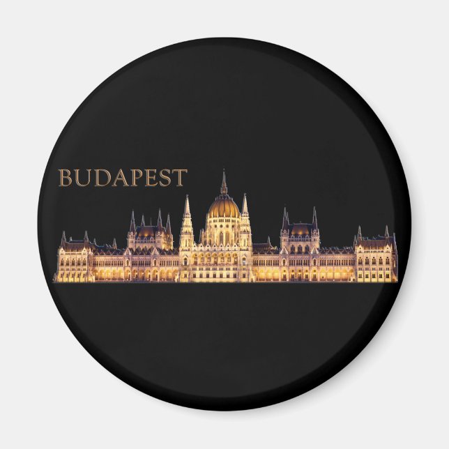 Íman Budapest Viagem Souvenir (Frente)