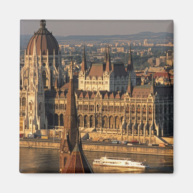 Íman Budapeste, Hungria, Rio Danúbio, Parlamento (Frente)
