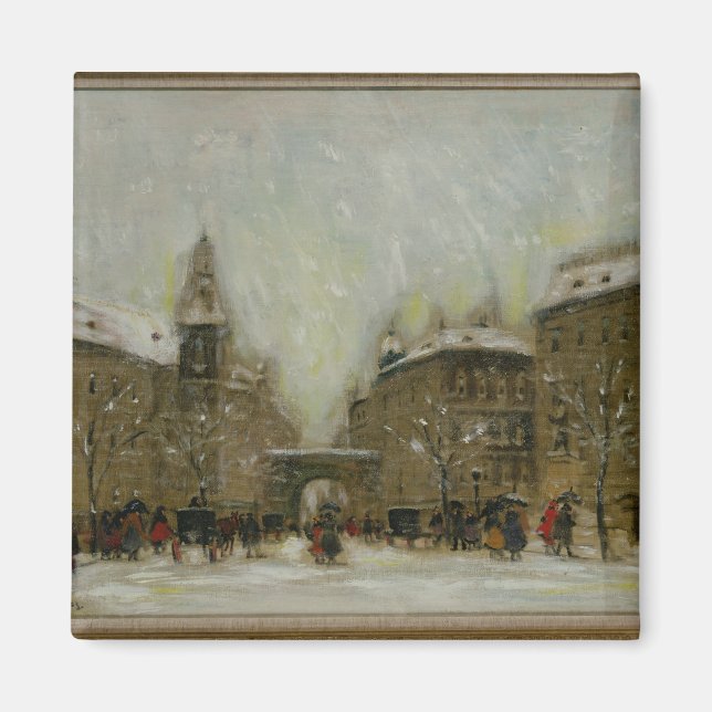 Íman Budapeste na neve (Frente)