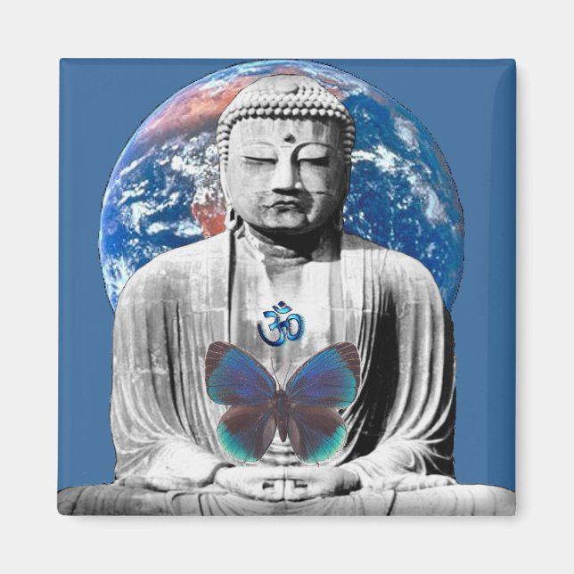 Íman Buddha Awaits Magnet (Frente)