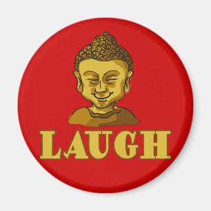 Íman Buddha de sorriso com as camisetas e os presentes