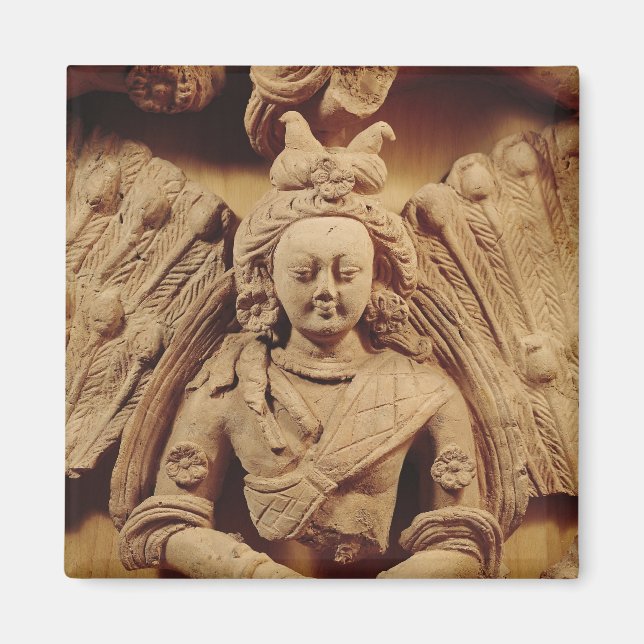 Íman Buddha Sakyamuni, do século 6-7 Tumshuq (Frente)