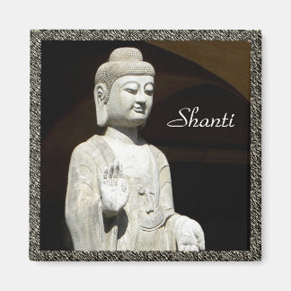 Íman Buddha Shanti, enquadrado
