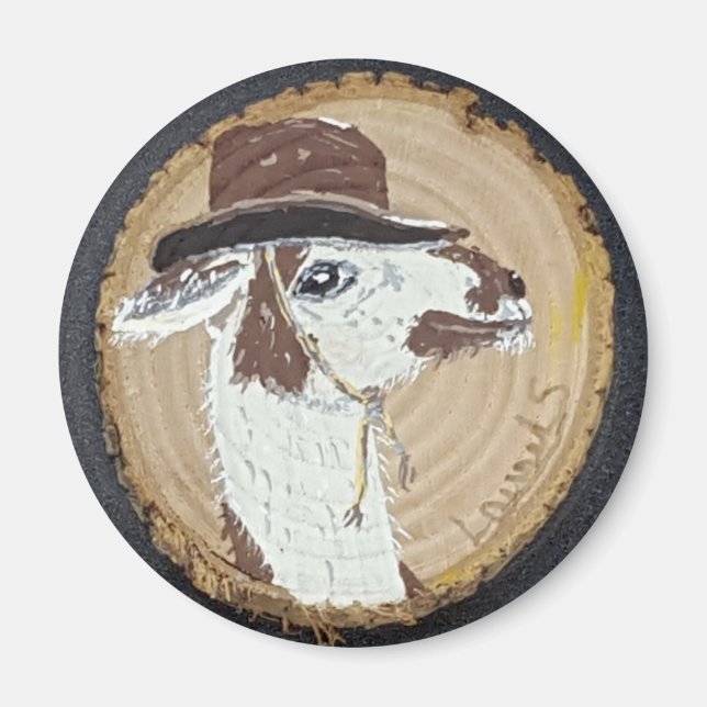 Íman Buddy Llama No Drama Magnet (Frente)