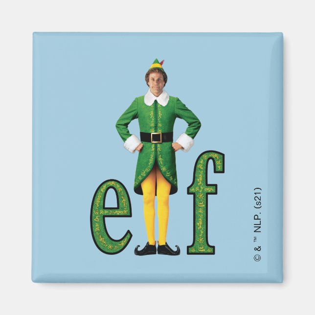 Íman Buddy, o logotipo do filme Elf (Frente)