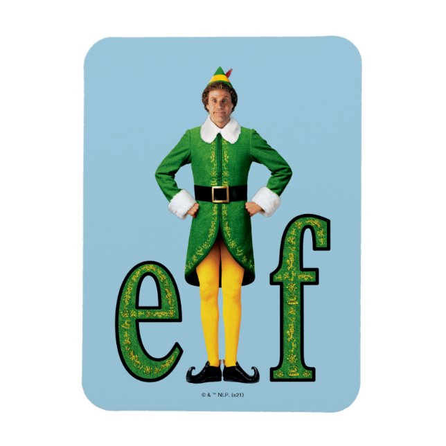 Íman Buddy, o logotipo do filme Elf (Vertical)