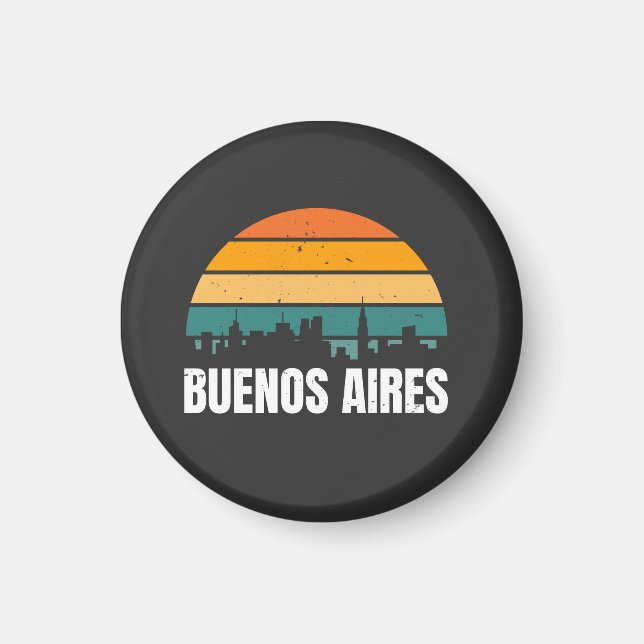 Íman Buenos Aires Retro  (Frente)