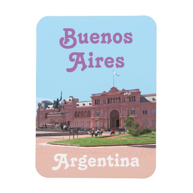 Íman Buenos Aires Souvenir, Argentina (Vertical)