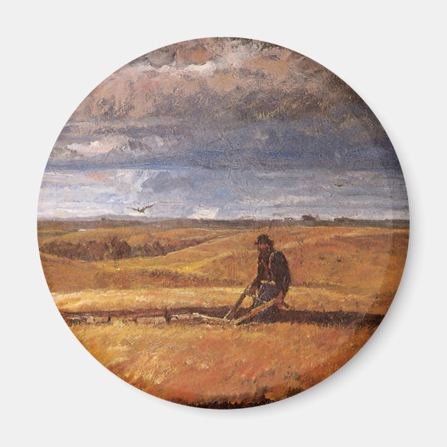 Íman Buffalo Bones Empreendidos por Harvey Thomas Dunn (Frente)