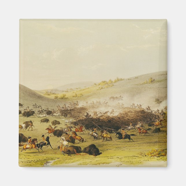 Íman Buffalo Hunt, Surround, c.1832 (Frente)