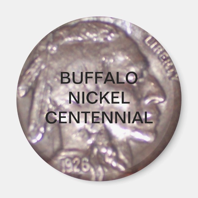 Íman Buffalo Nickel Centennial (Frente)