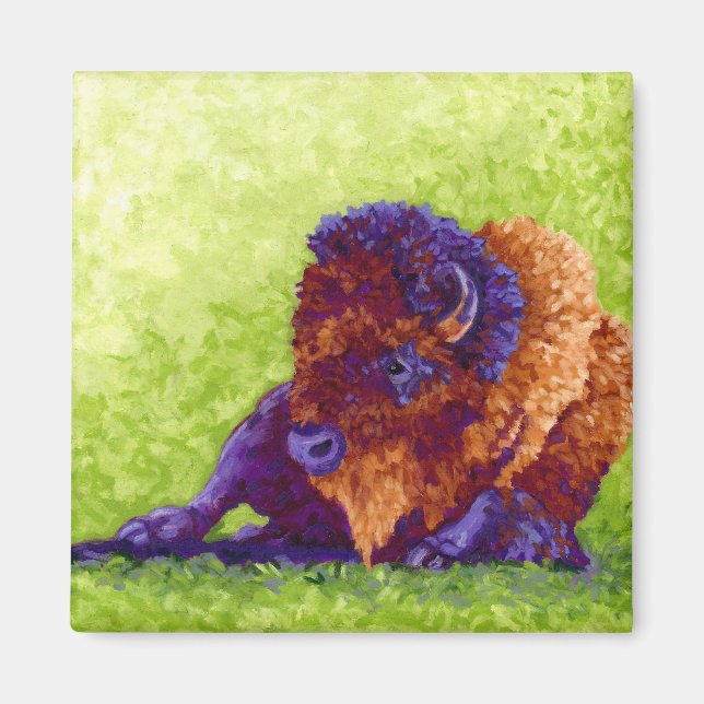 Íman Buffalo Roxo (Frente)