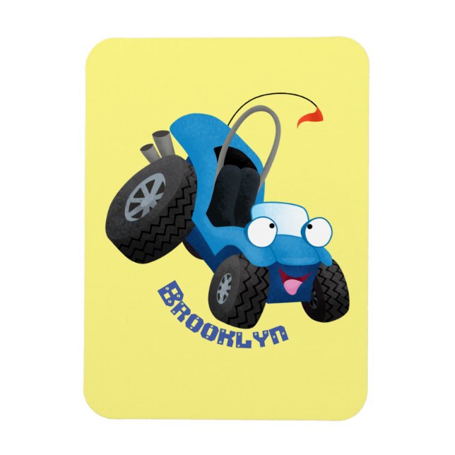 Íman Buggy duna em forma de cartoon de veículos rodoviá (Vertical)