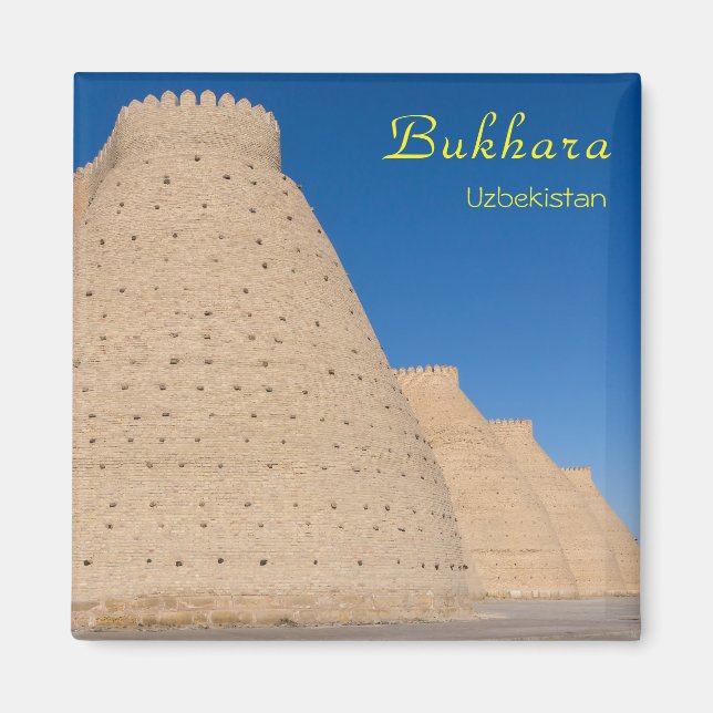 Íman Bukhara, Usbequistão - Muro da Fortaleza Arca (Frente)