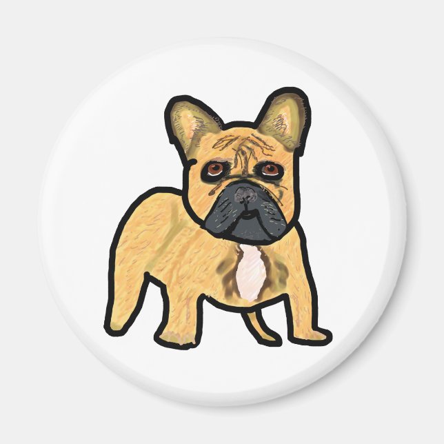 Íman Buldogue Francês (Frente)