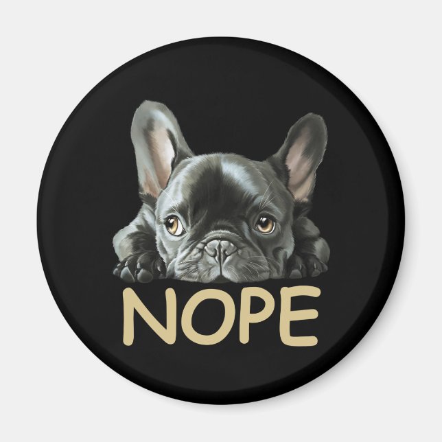 Íman Buldogue Francês | Franchie Nope Gifts (Frente)