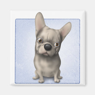 Íman Buldogue francês (lustre)