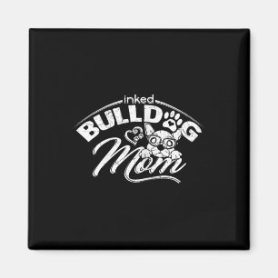 Íman Buldogue Mãe Tattoos Velha Cãozinho de Inglês Mãe