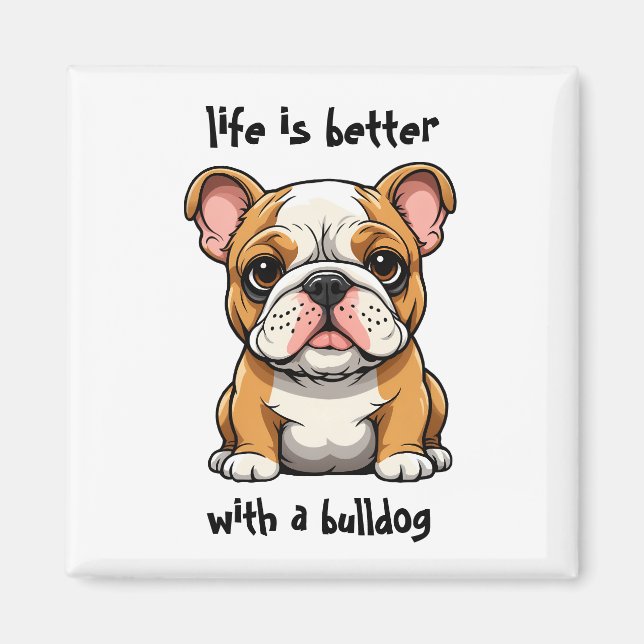 Íman Buldogue Puppy (Frente)