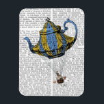 Íman Bule voador 3 azul e amarelo<br><div class="desc">Cozinha e Banho</div>