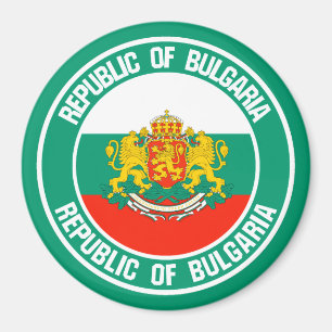 Íman Bulgária Round Emblem