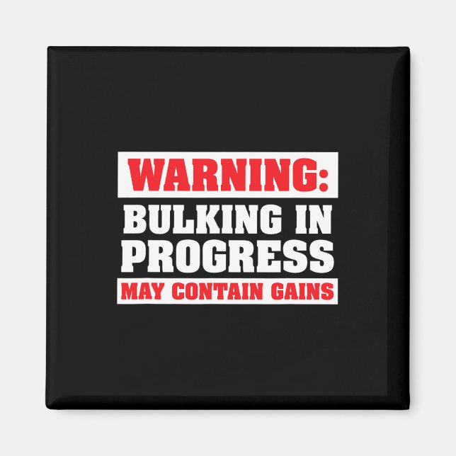 Íman Bulking Em Andamento Divertido Levantamento de Pes (Frente)