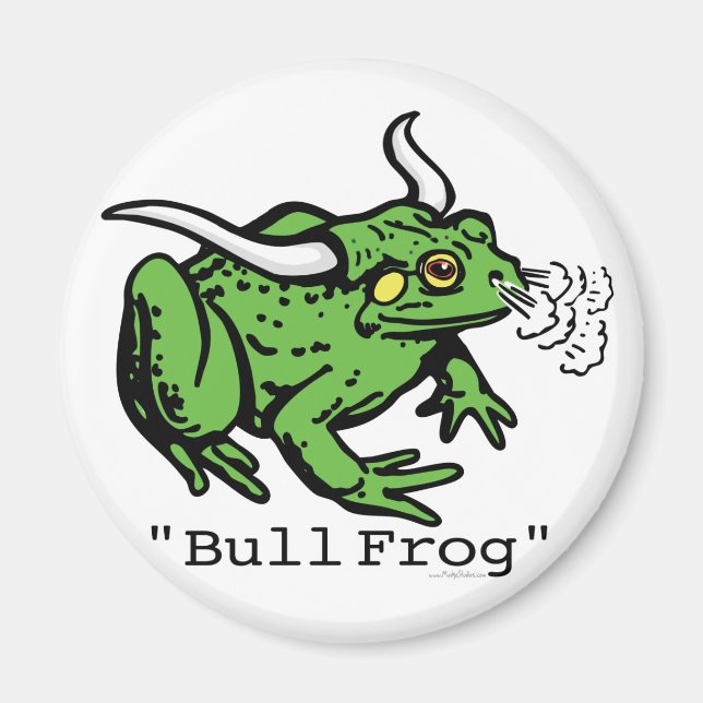 Íman Bull Sapo Bullfrog da Mudge Studios (Frente)