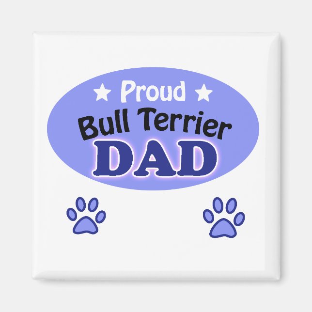 Íman Bull Terrier pai (Frente)