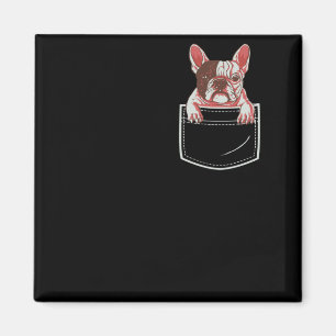 Íman Bulldog Francês Adorável Em Pocket Gift For Dog Lo