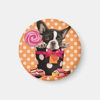 Íman Bulldog Francês e Candy
