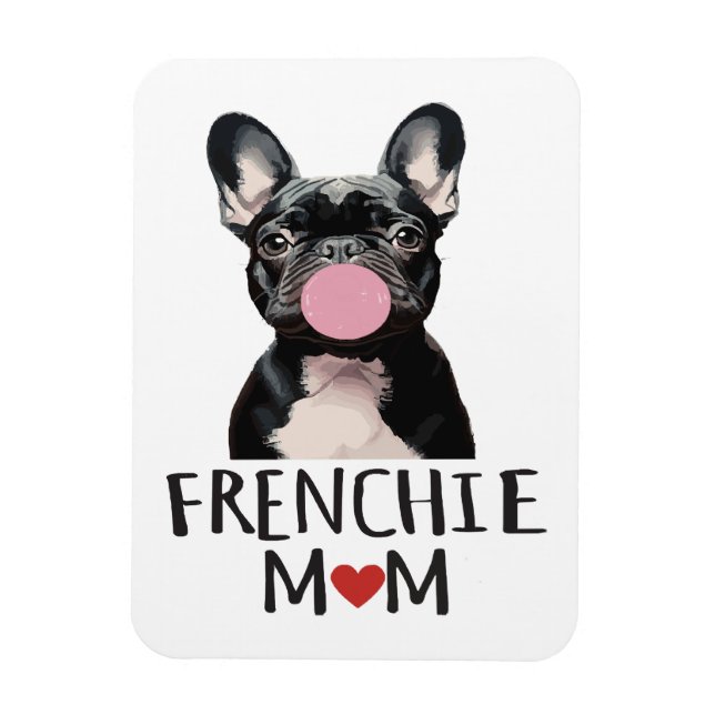 Íman Bulldog francês fofo (Vertical)