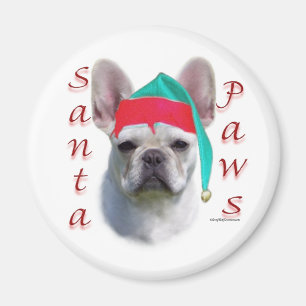 Íman Bulldog Francês (o que) Papais noeis Paws