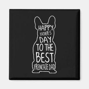 Íman Bulldog Gift For Lover Happy Dia de os pais French