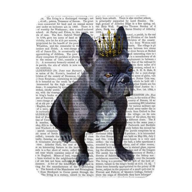 Íman Bulldog King francês (Vertical)
