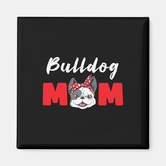 Íman Bulldog Mãe - Bulldog (Frente)