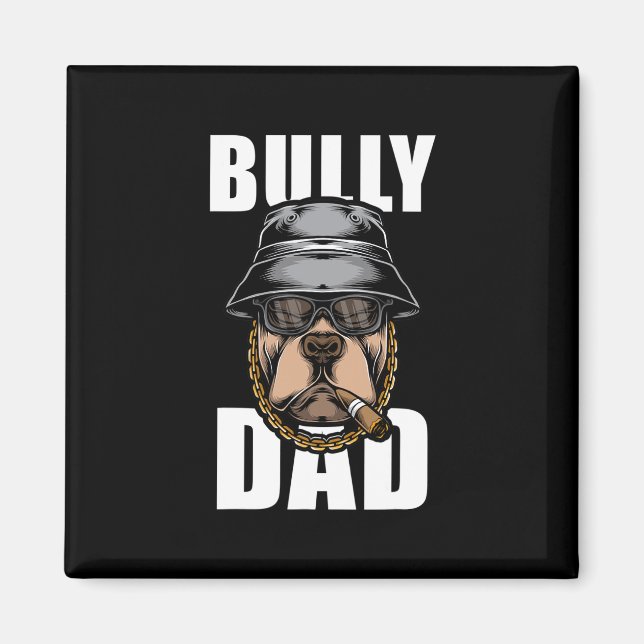 Íman Bulldog Pai Bulldog Pitbull (Frente)