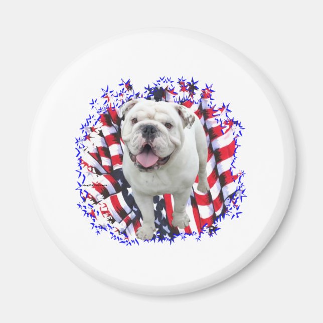 Íman Bulldog Patriot (Frente)
