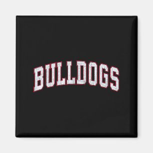 Íman Bulldogs Retrô Para Homens Mulheres Meninos Menina