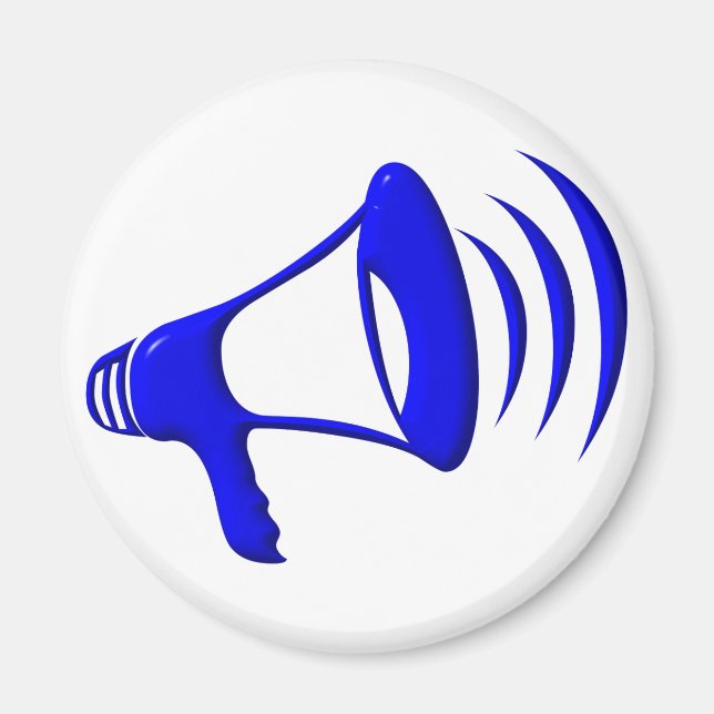 Íman Bullhorn - Adicionar suas próprias palavras (Frente)