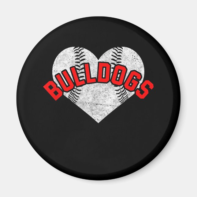 Íman Bulls Baseball Softball Team Mascot (Frente)