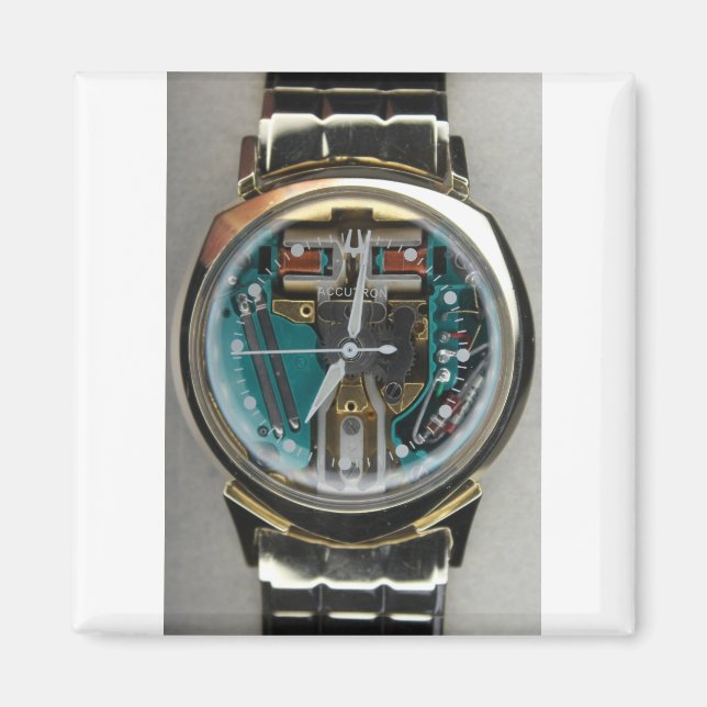 Íman Bulova Accutron Spaceview Alpha 1961 (Frente)
